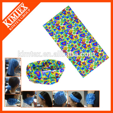 Seamless tube custom multifunctional cheap bandanas for head